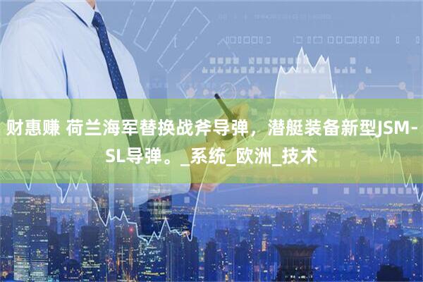 财惠赚 荷兰海军替换战斧导弹，潜艇装备新型JSM-SL导弹。_系统_欧洲_技术
