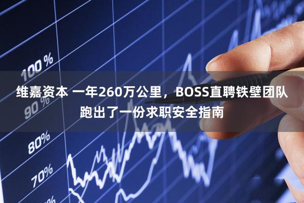维嘉资本 一年260万公里，BOSS直聘铁壁团队跑出了一份求职安全指南
