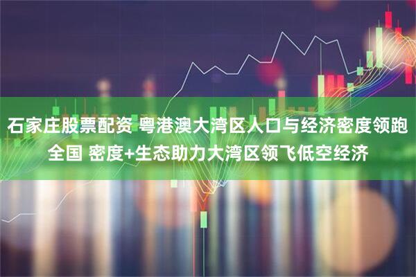 石家庄股票配资 粤港澳大湾区人口与经济密度领跑全国 密度+生态助力大湾区领飞低空经济
