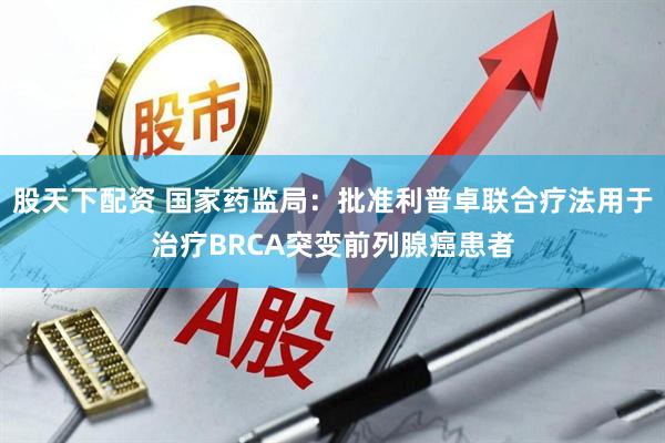 股天下配资 国家药监局：批准利普卓联合疗法用于治疗BRCA突变前列腺癌患者