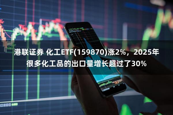 港联证券 化工ETF(159870)涨2%，2025年很多化工品的出口量增长超过了30%